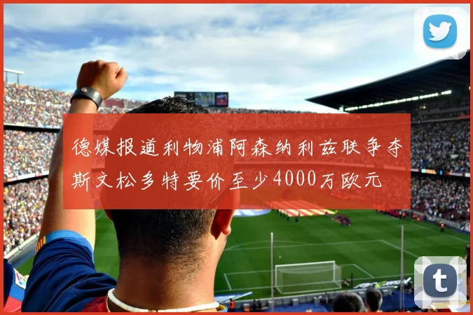 德媒报道利物浦阿森纳利兹联争夺斯文松多特要价至少4000万欧元